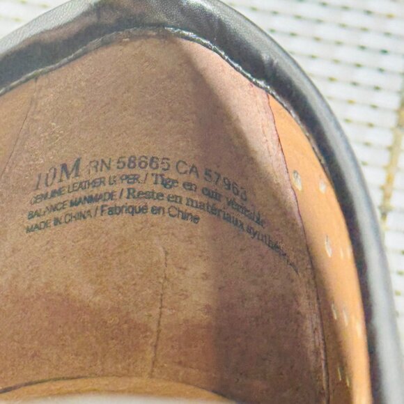 Halogen Emily Metal Pewter Leather Loafer 10 Comfortable Preppy Academic Shoe - Picture 4 of 15